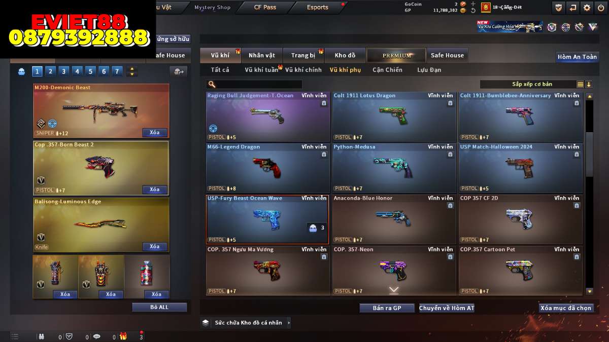 shop acc cf uy tin gia re